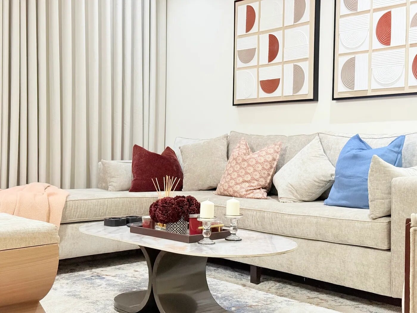 شقة بغرفة نوم وصاله وبلكونه 3