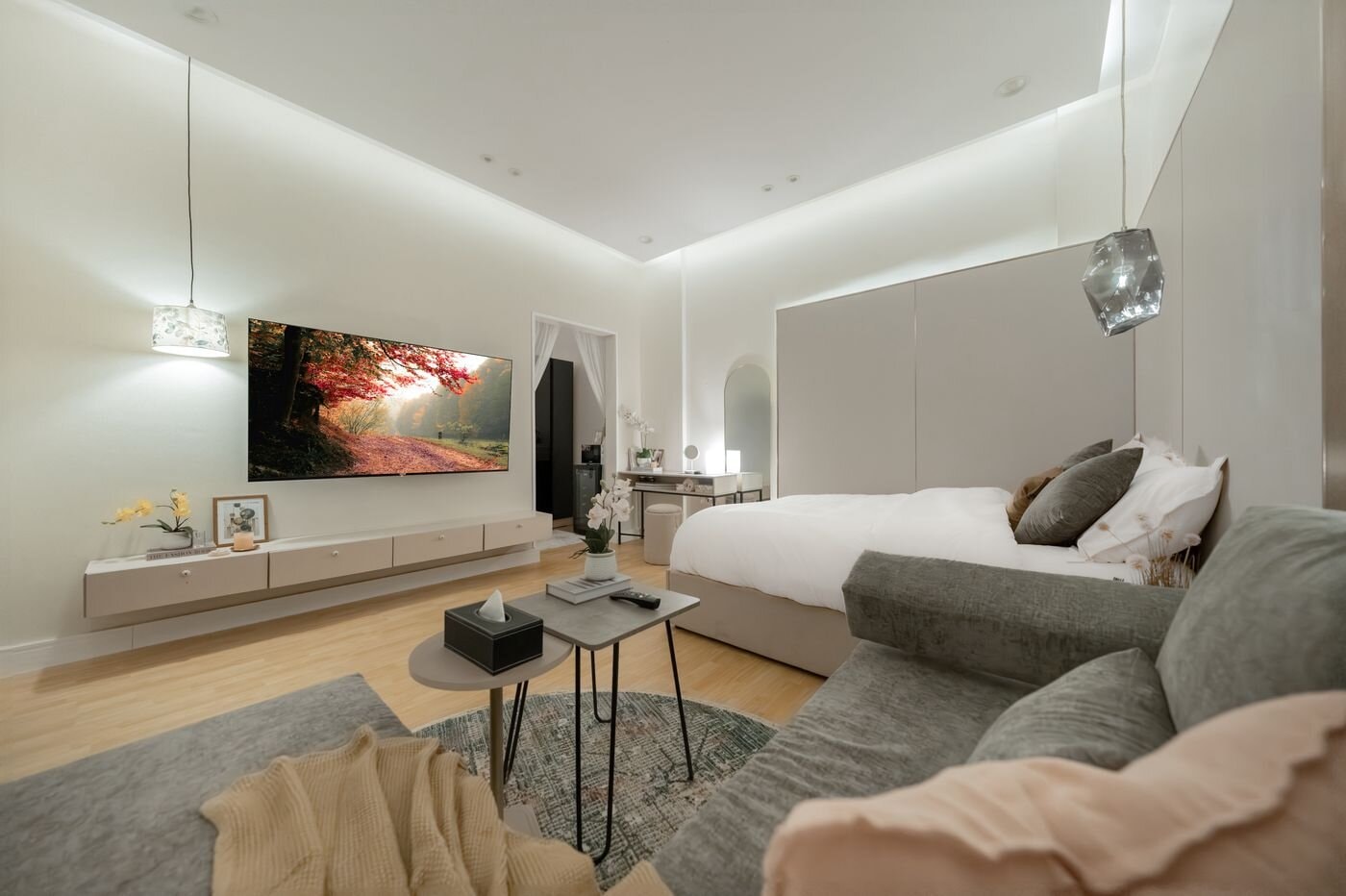 استديو هادئ بسرير ماستر 5