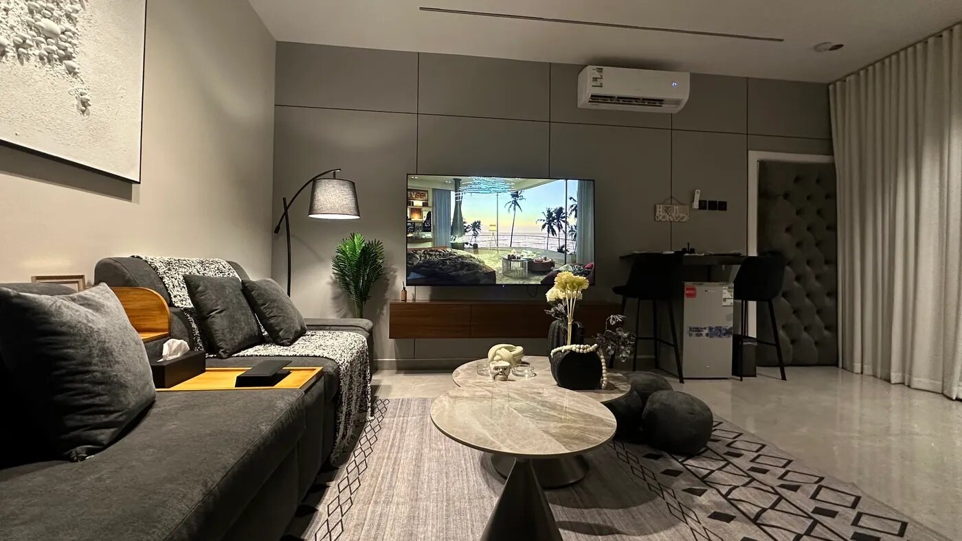 شقة بغرفة نوم وصالة 3