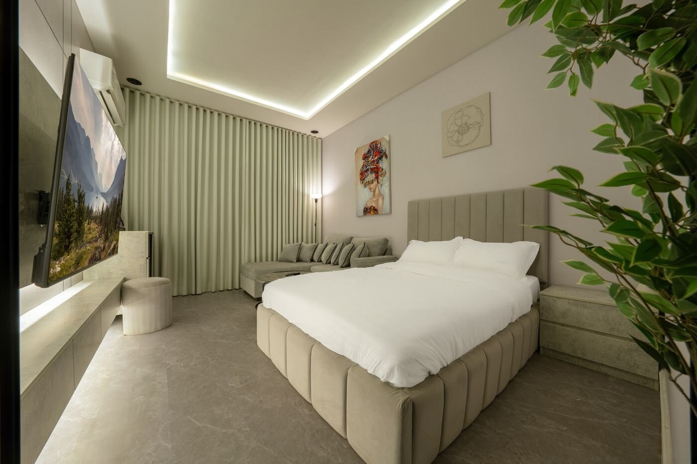 استديو هادئ بسرير ماستر دخول ذكي 14